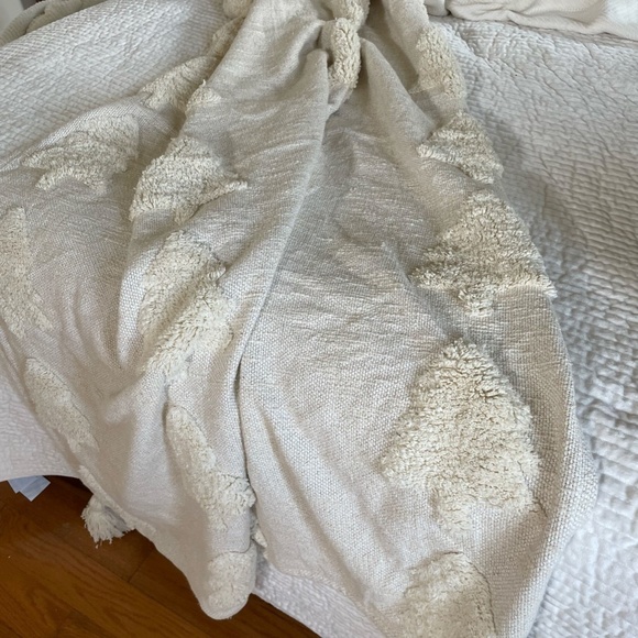 CUPCAKES AND CASHMERE CHENILLE CHRISTMAS TREE DESIGN THROW/BLANKET NWOT - Picture 3 of 12